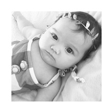 1 set 2016 Fashion Cute Mommy and Me Gold Silver Baby Girl Leaf Headbands hairband Hair