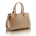 2014 Hot Selling Fashion Patent Leather Women Bag Crocodile Pattern