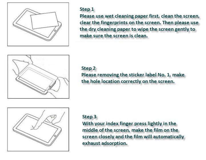 tempered glass instruction