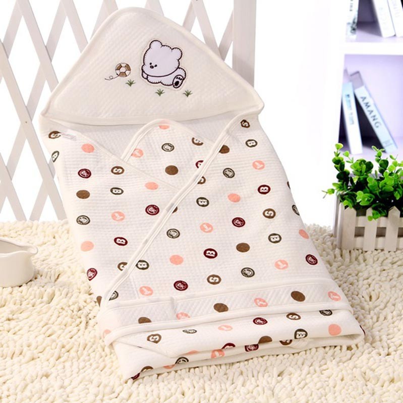 Newborn-Baby-swaddle-Infant-soft-warm-parisarc-100%-cotton-Toddler-thin-blanke-Comfortable-baby-wrap-envelop-sleeping-sack-BC015