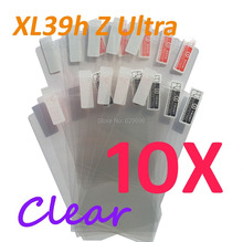10pcs Ultra Clear screen protector anti glare phone bags cases protective film For SONY XL39h Xperia