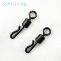 30pcs lot Quick change connector fishing swivel terminal tackle fishing barrel swivel 4 Fishing Tackle Swivel