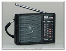TECSUN R 203T FM MW TV Sound Radio Receiver
