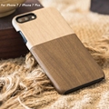New Arrival High quality Outdoor Collection Wood Pattern Back Cover For iPhone 7 7 Plus Leather