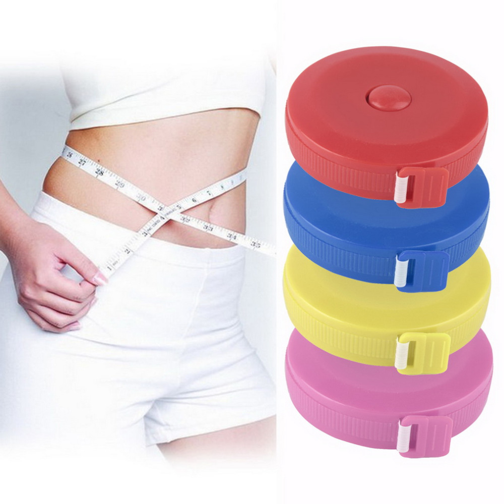 Worldwide Random Color Retractable Ruler Tape Measure 60 inch 1.5M for Measures Sewing Cloth Dieting Tailor