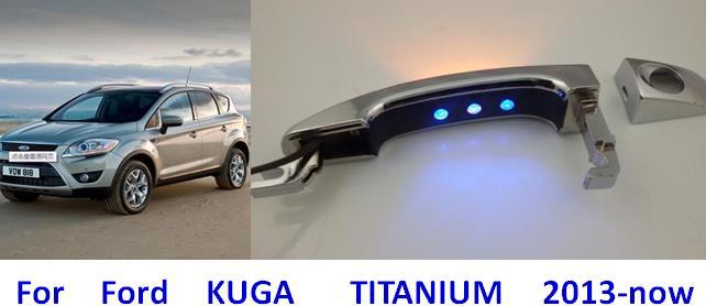 car LED Turn signal door handles    kuga original car outside door handle modified