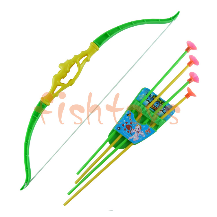 plastic toy bow and arrow set