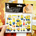 Cartoon Minions Child Temporary Tattoo Body Art Flash Tattoo Stickers 17 10cm Waterproof Henna Tatoo Car