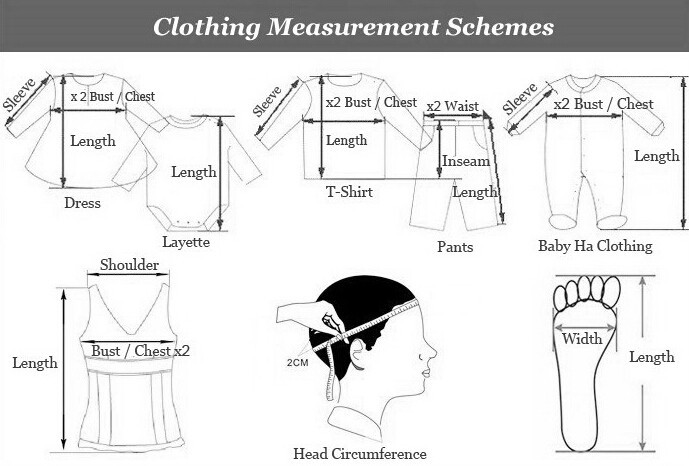 Clothing measurement Schemes
