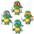 Diamond Building Blocks Teenage Mutant Ninja Turtles Figure TMNT DIY Toy Action Figure dolls Child Gift