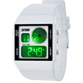 2016 New Dual Time Digital Sport Wrist Watches Men Women Rubber Bands Led Watches Casual Wristwatch