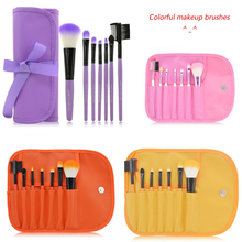 7Pcs Makeup Brushes tools Professional tool kits for hand to Make up Toiletry Wool Brand brush to comestics accessories Case