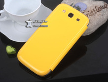 Slim View Original Battery Housing Leather Case Flip Cover Shell Holster For Samsung Galaxy S3 I9300