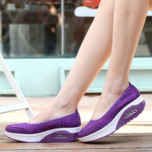 AAKT 2016 Spring Summer Women Platform Shoes Women Breathable Air Mesh Jogging Shoes Fashion Casual Sandals