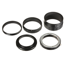 Metal Macro Lens Extension 3 Ring Tube Adapter For Sony Alpha Minolta AF MA A900 A330