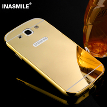 Mirror Aluminum Phone Case For Samsung Galaxy S3 Anti-knock Luxury Metal Frame Ultra Slim Acrylic Back Cover For Samsung I9300
