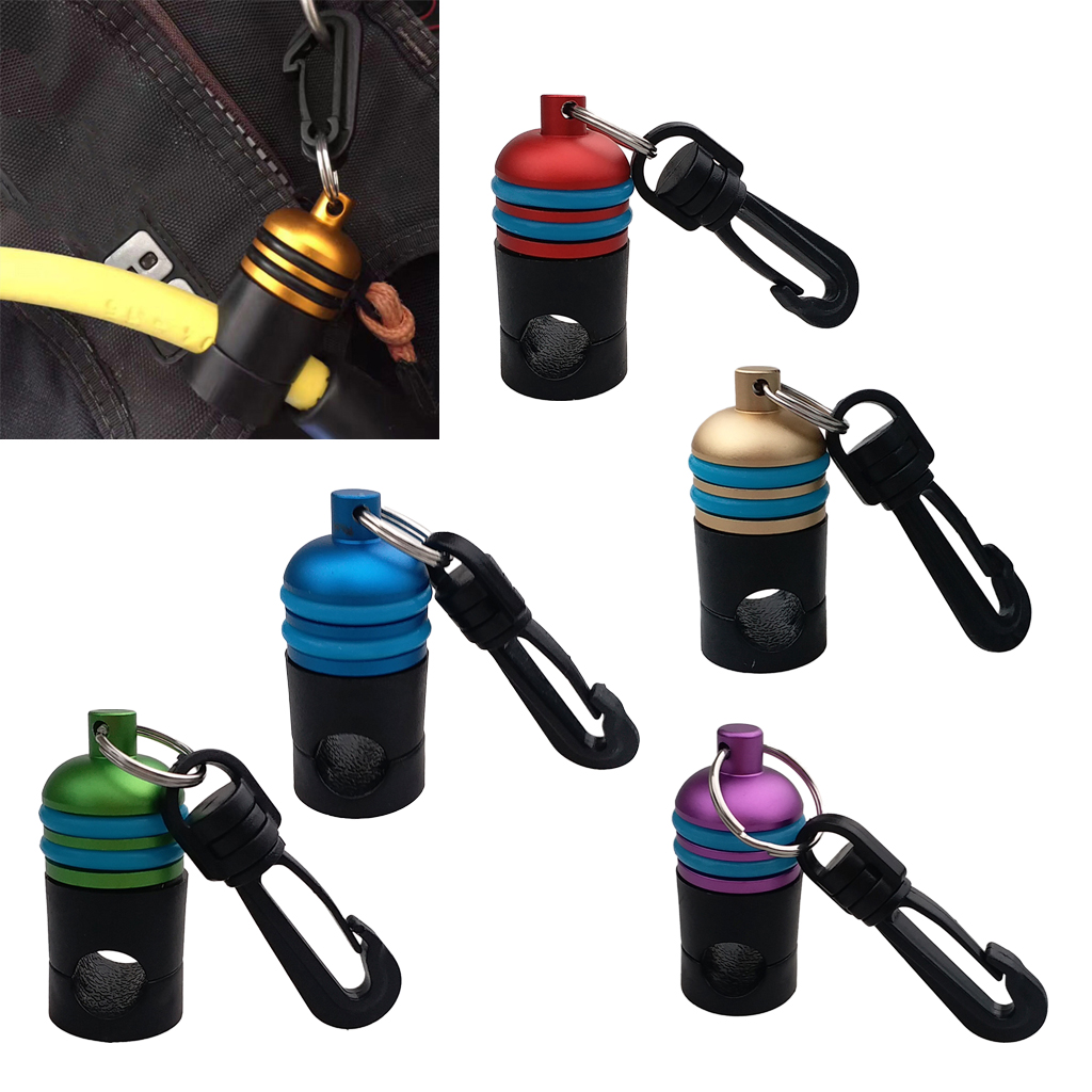 IST Plastic Two Station Scuba Hose Holder with Swivel Gate Clip 