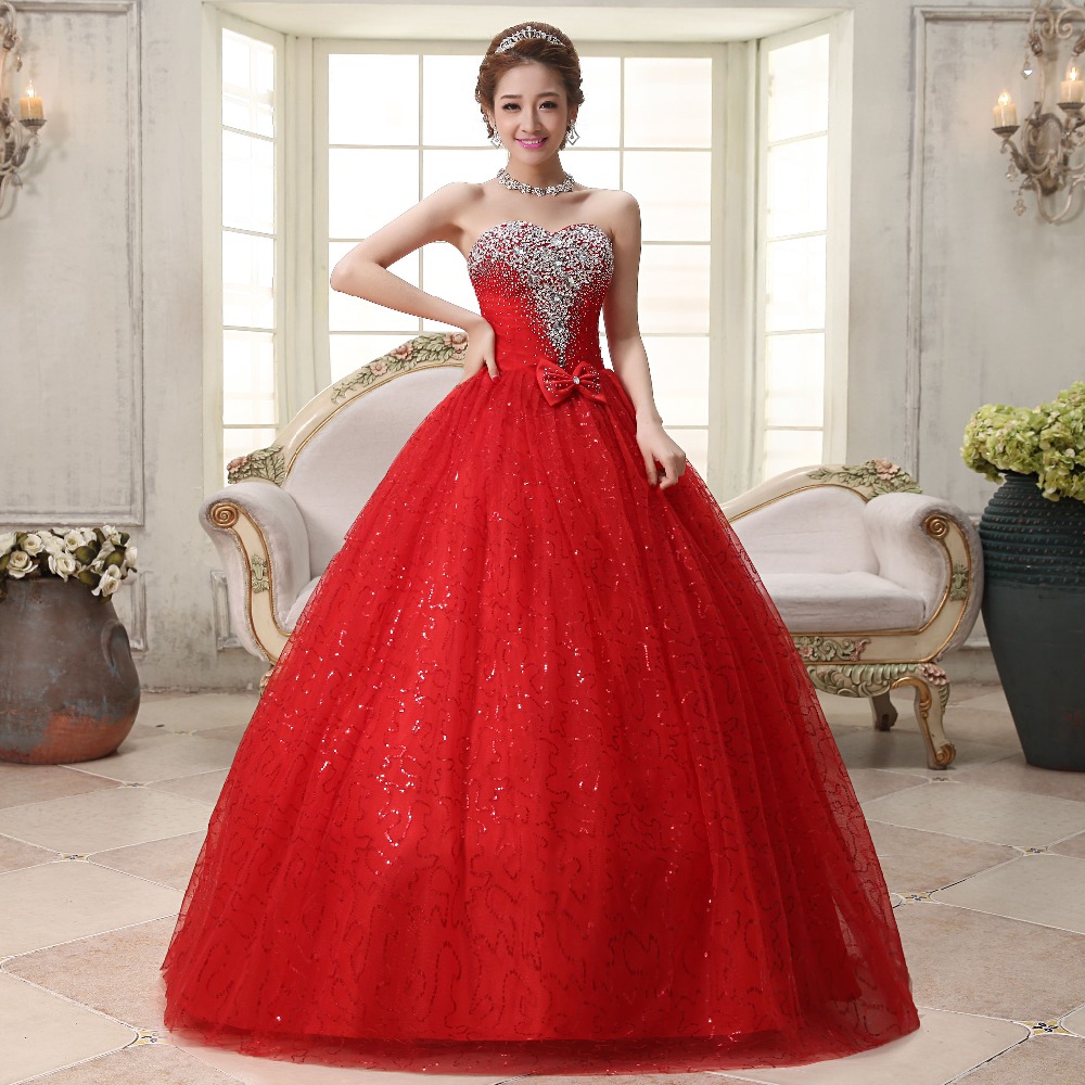 red princess dress