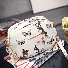 Buttterfly Women Leather Handbags Crossbody Bags For Women Little Girl Handbags With Flowers Crossbody Bags Clutch Girl Hand Bag