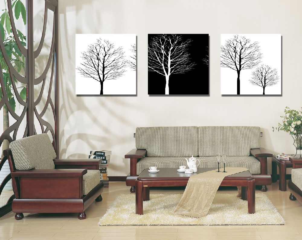 Online kopen wholesale zwart wit kunstwerk uit china zwart wit ... Italiaanse meubels slaapkamers