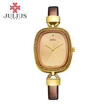 Vintage women wristwatch Womens dress rhinestone watches fashion casual Miyota quartz watch Top Brand Julius Korea design clock