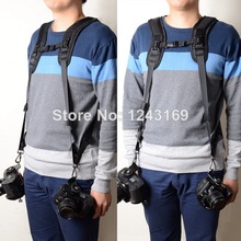 Double Shoulder Camera Belt for 2 DSLR Cameras