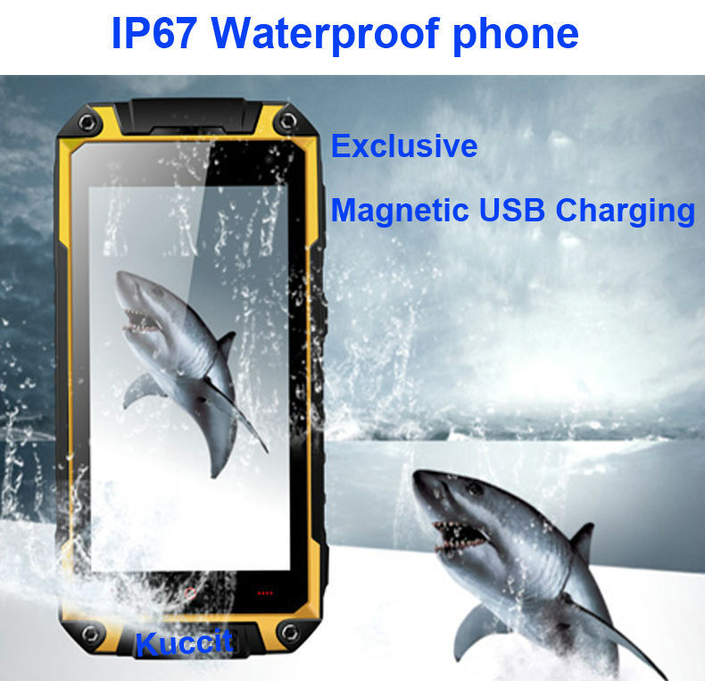 unlocked cell Phones V8 magnetic usb Quad Core IP67 rugged Waterproof shockproof phone Android 4 7