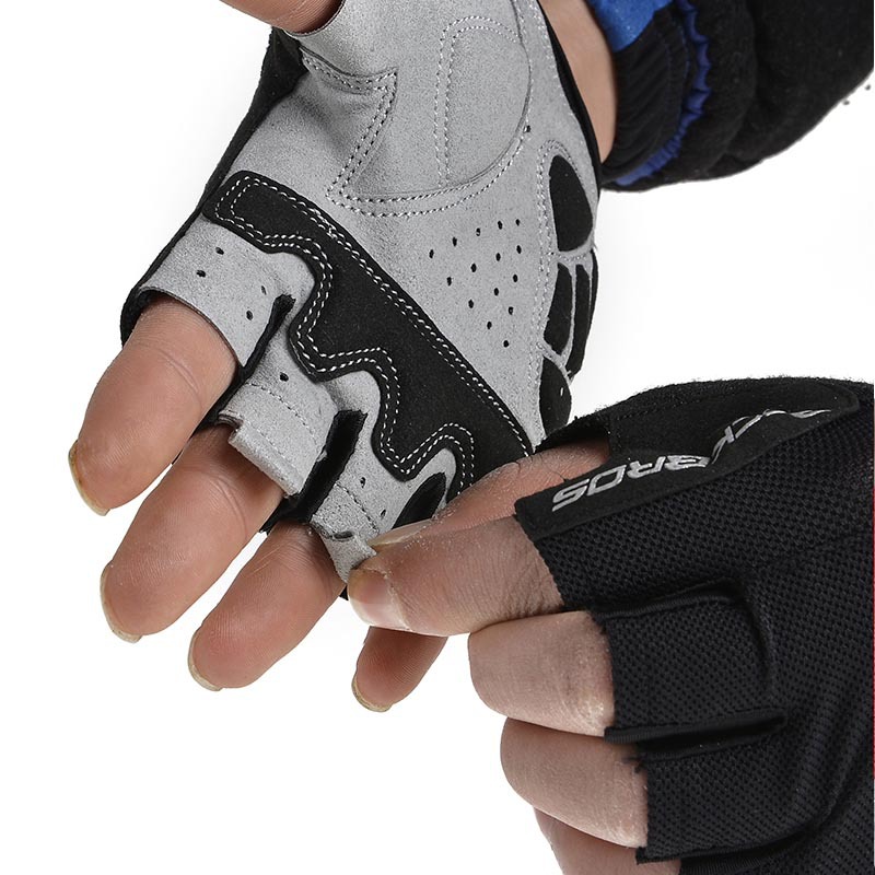 2015 RockBros Non-Slip Breathable Mens Women's Summer Sports Wear Bike Bicycle Cycling Cycle Gel Pad Short Half Finger Gloves