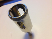 Free shipping of high quality 2 steps diamond marble hole saw tile core bit 25 65mm