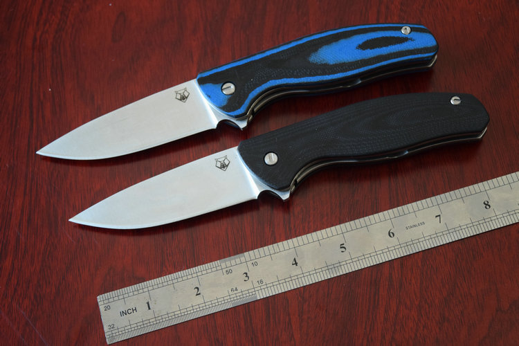 2PCS LOT Tactical knife VESPA Shirogorov Rescue Folding knives outdoor survival tool 9CR18mov Steel camping knife