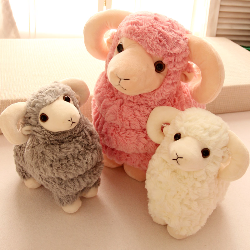 pink sheep stuffed animal