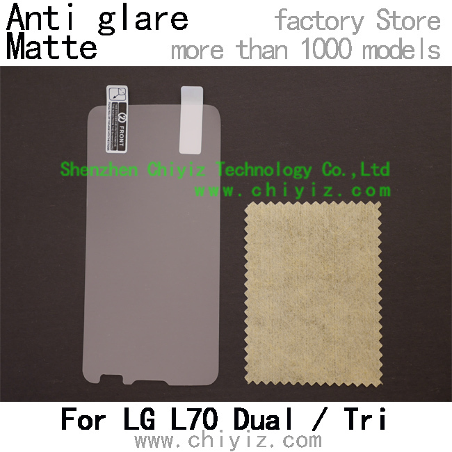1x Matte Anti glare LCD Screen Protector Guard Cover Film Shield For LG L70 Dual SIM