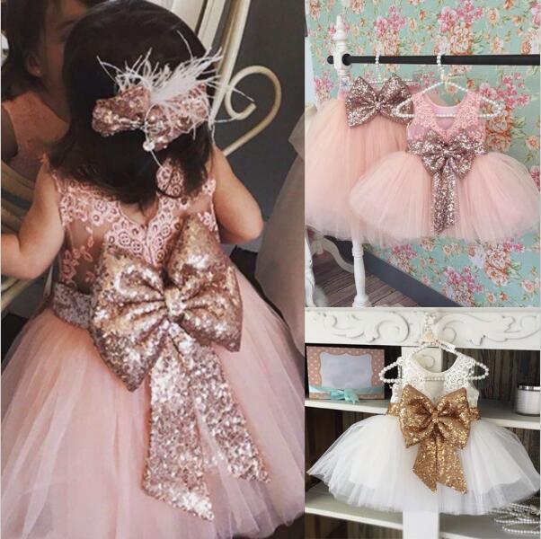 Toddler Kids Baby Girls Sleeveless Party Pageant Wedding Tulle Tutu Dresses