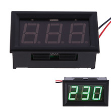 YB27A Green LED AC 60-500V Digital Voltmeter Voltage Display w/ 2 Wires hv5n