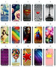 Mobile Phone Case Hot 1pc Skull Flower Print Hybrid Design Protective White Hard Case For ipod touch 5 5th Free Shipping