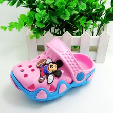 2015 New Kids Garden Shoes Boys and Girls Cro Chinese Made Hole Sandals Children Summer Slippers