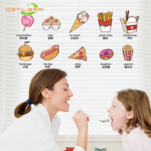 DIY Home Decor Accessories Kitchen Furniture Fridge Magnet Creative Cartoon Fashion Colors Transparent Interesting Wall Stickers