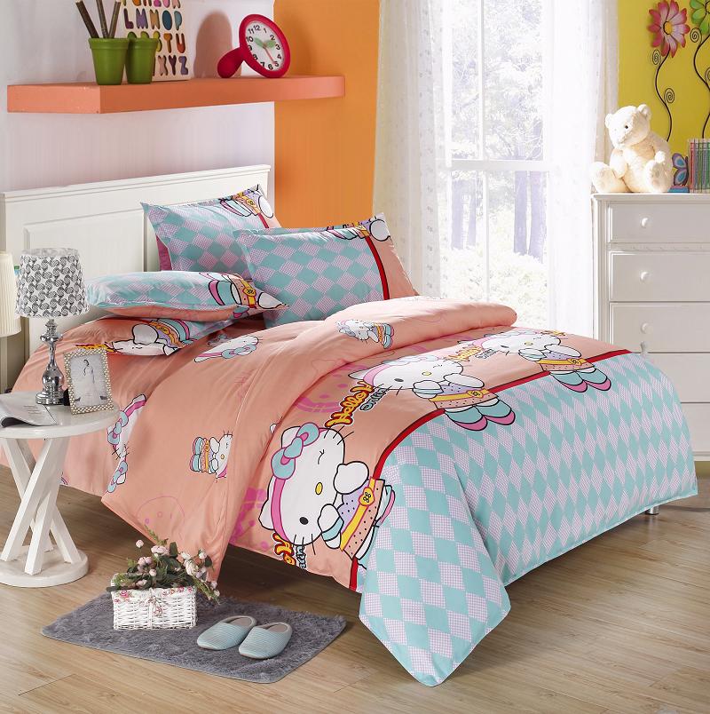 kids bedding comforter sets cute bedclothes include duvet cover bed ...