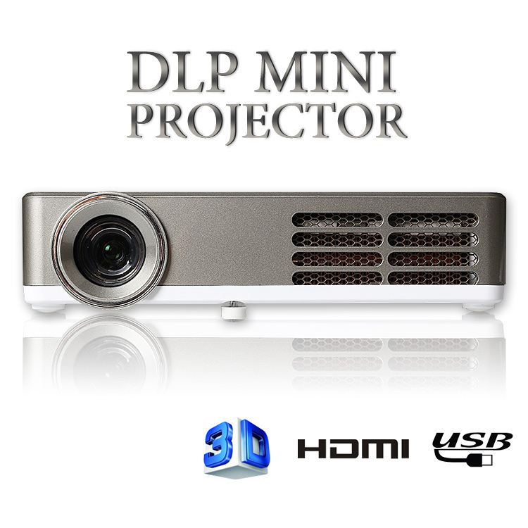 Купить Мини проектор портативный цифровой dlp 2d к 3d proyector ...