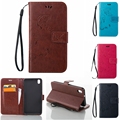 New Hot Vintage Butterfly embossed Wallet PU Leather Case For HTC Desire 816 800 D816W Hand