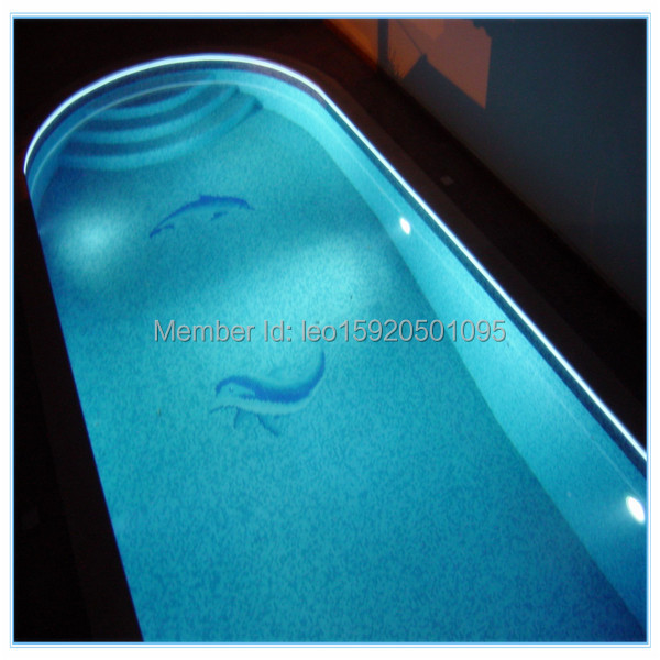 Swimming pool wall and perimeter decorative fiber optic light 250W
