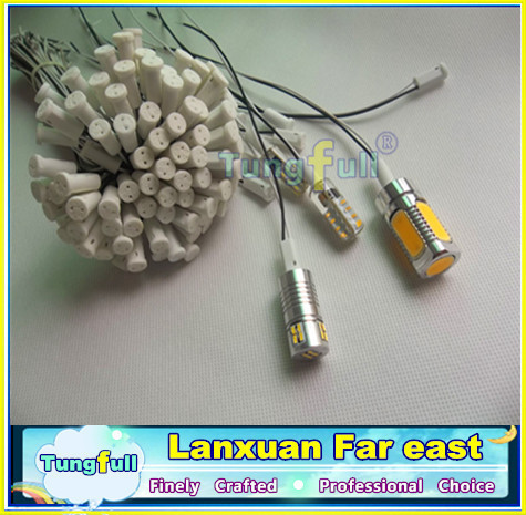 G4 lamp base crystal lamp led socket g4 light beads lamp base g4 bulb lamp holder plug small 220v 12v