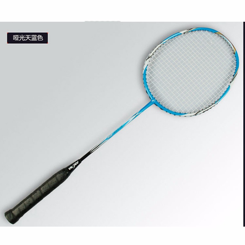 Ultralight Whole Body Carbon Badminton Racket 22-28LBS with Free Racket Bag Professional Badminton Training Shuttlecock Rackets (30)