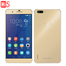 Original Huawei Honor 6 Plus Octa Core 5.5” IPS 1920×1080 8MP Dual SIM Phone Android 4.4 3G RAM 16G ROM 4G FDD LTE Mobile Phone