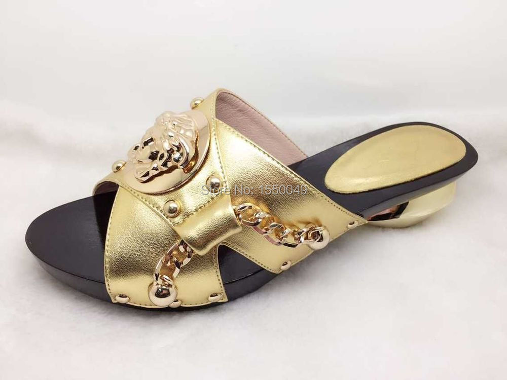 Фотография ltalian woman shoes high quality fashion shoes gold size 38-43