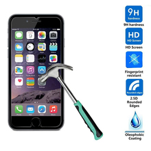 500pcs Anti Shatter HD 0.26MM 2.5D 9H Tempered Glass screen protector for iphone 6s 6 4.7” / 6s plus 5.5” / 5s 5G 5C / 4S 4G 4
