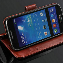 Vintage Wallet With Stand Leather case for Samsung Galaxy S4 mini i9190 New 2015 Luxury Phone