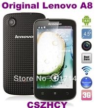 Lenovo A800 Original Unlocked  MT6577T Smart Mobile phone 4.5Inches Wifi 5Mp China Brand DHL EMS Free shinpping