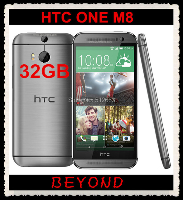 HTC One M8 Оригинальный Разблокирована GSM 4 Г LTE Android четырехъядерный процессор ОЗУ 2 ГБ ROM 32 ГБ Мобильный Телефон 5.0 "WIFI GPS 4MP dropshipping