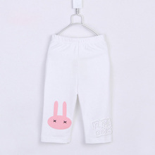 Free shipping Hot sale 2015 child clothing Casual baby girl trousers leggings rabbit Fashion Springtime Korean